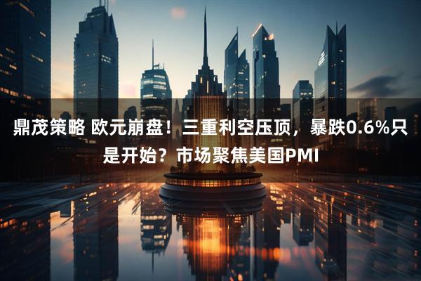 鼎茂策略 欧元崩盘！三重利空压顶，暴跌0.6%只是开始？市场聚焦美国PMI