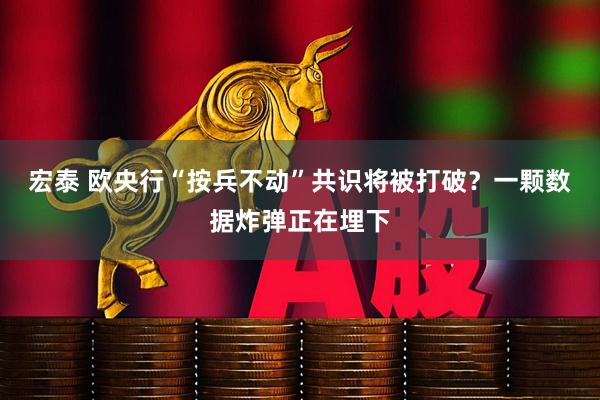 宏泰 欧央行“按兵不动”共识将被打破？一颗数据炸弹正在埋下